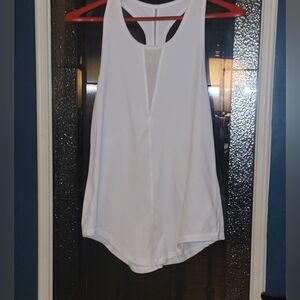 Zyia White Sleeveless Top